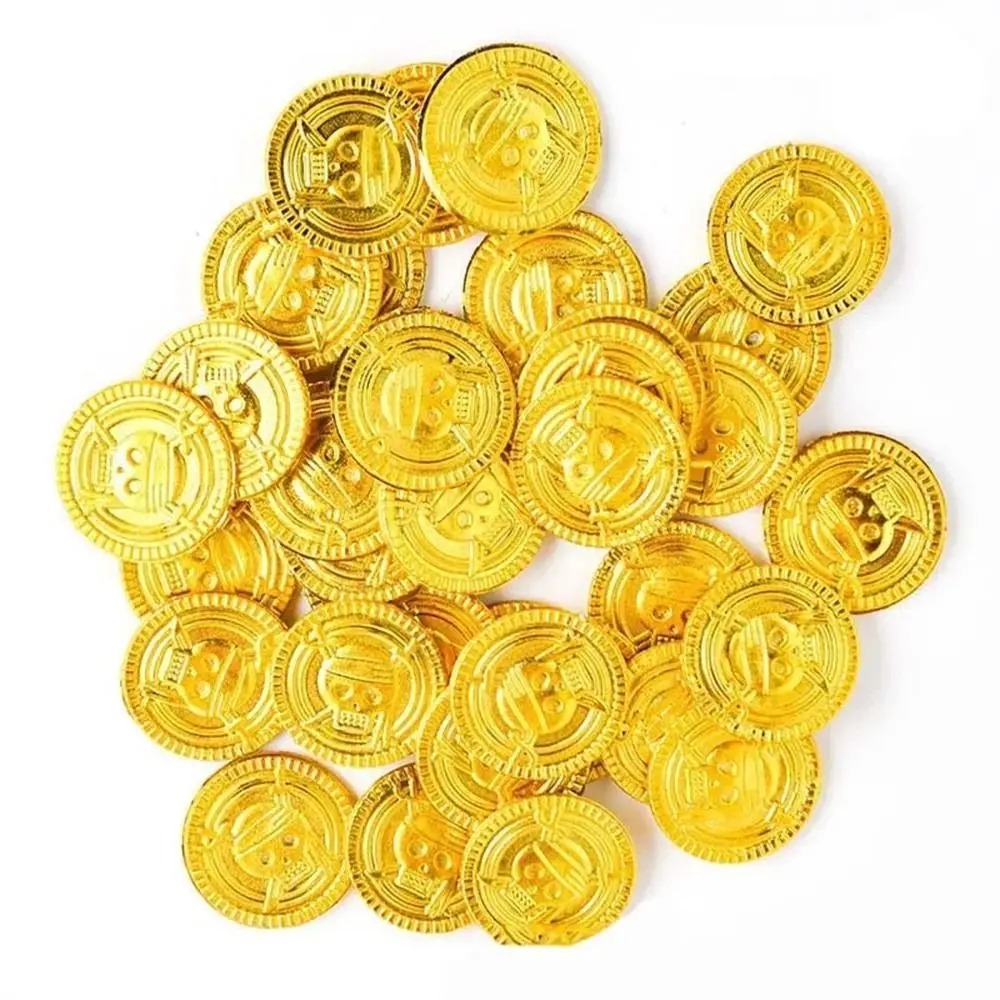 Пластиковые пиратские золотые  – обзор и цена Arcade Game Coin