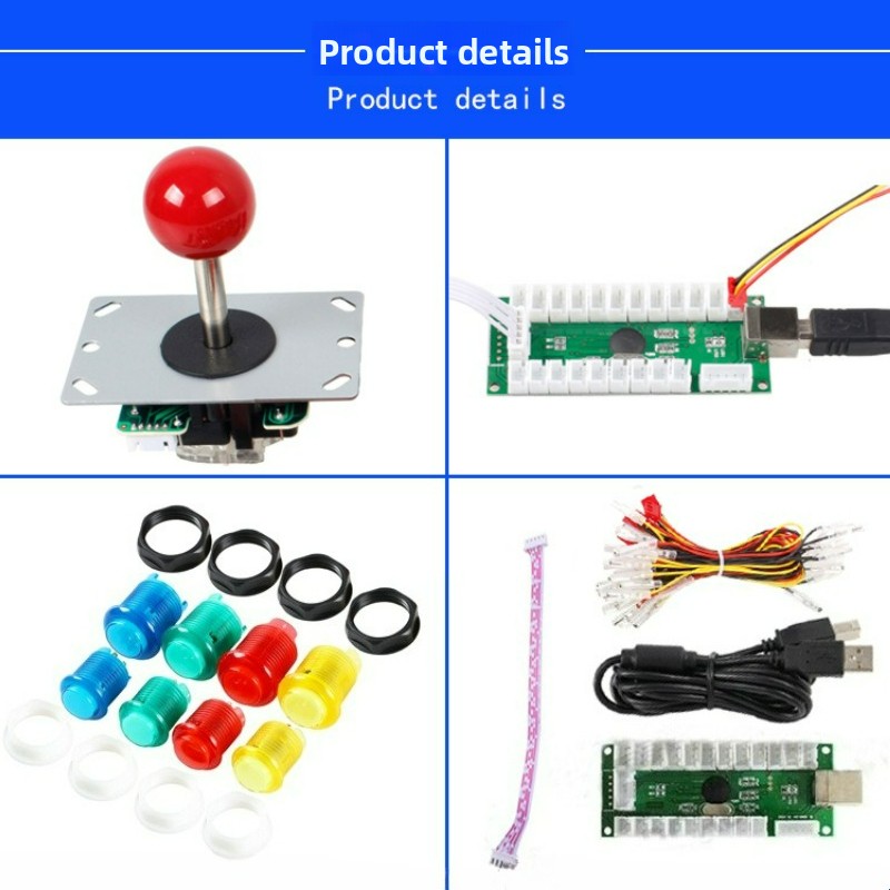 USB-джойстик для аркадных авто – обзор и цена Arcade Button Pcb